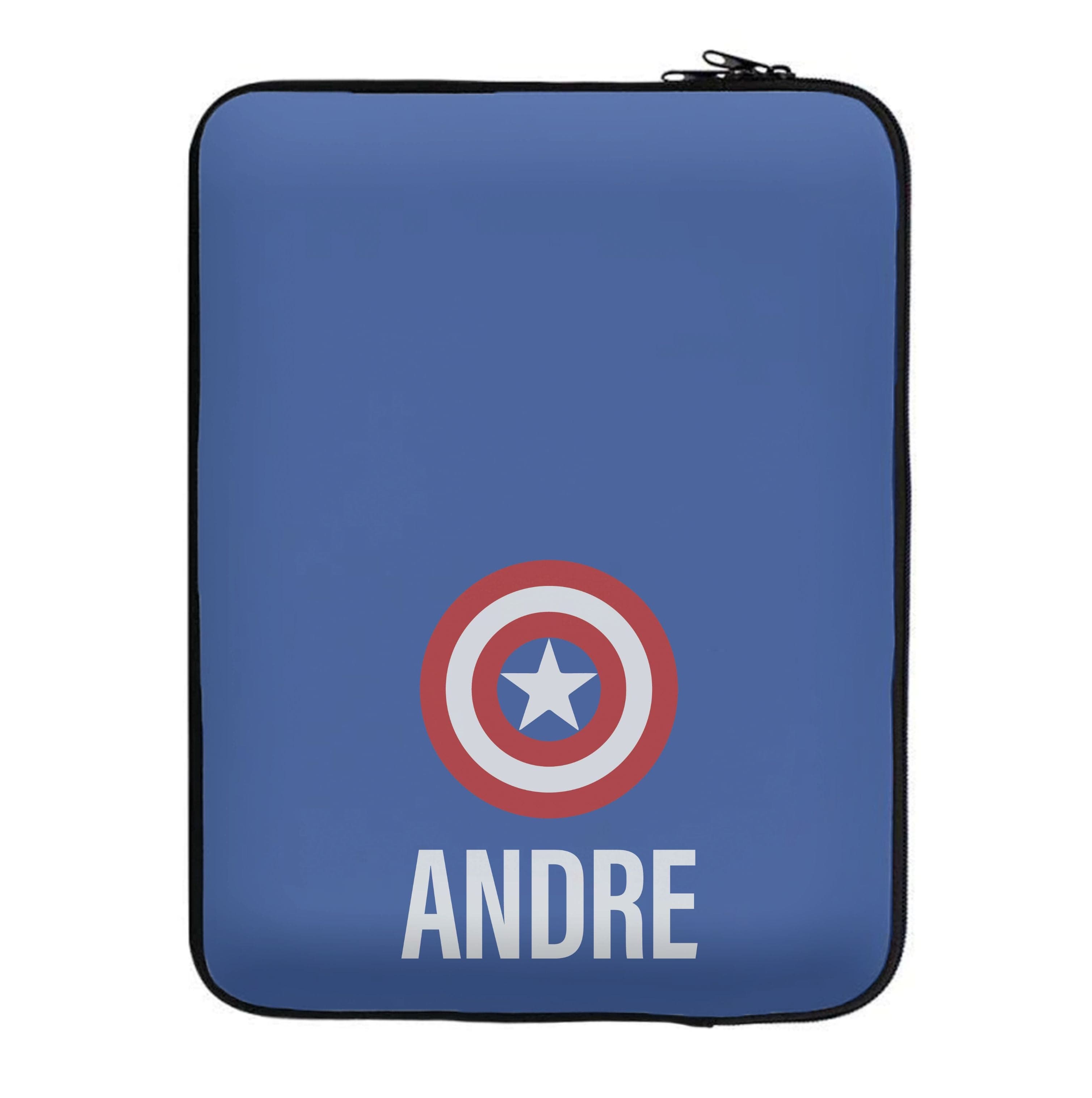 Captain America - Personalised Superhero Comic Laptop Sleeve