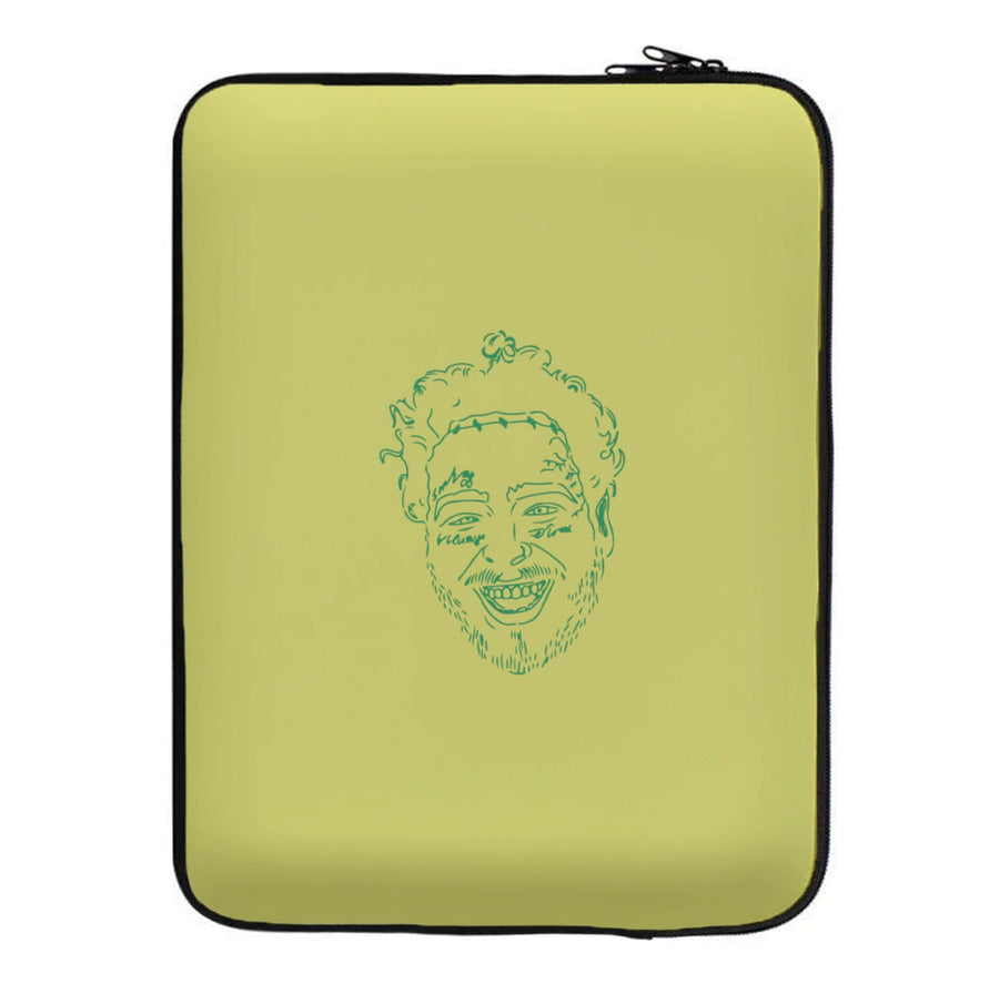 Outline - Post Malone Laptop Sleeve