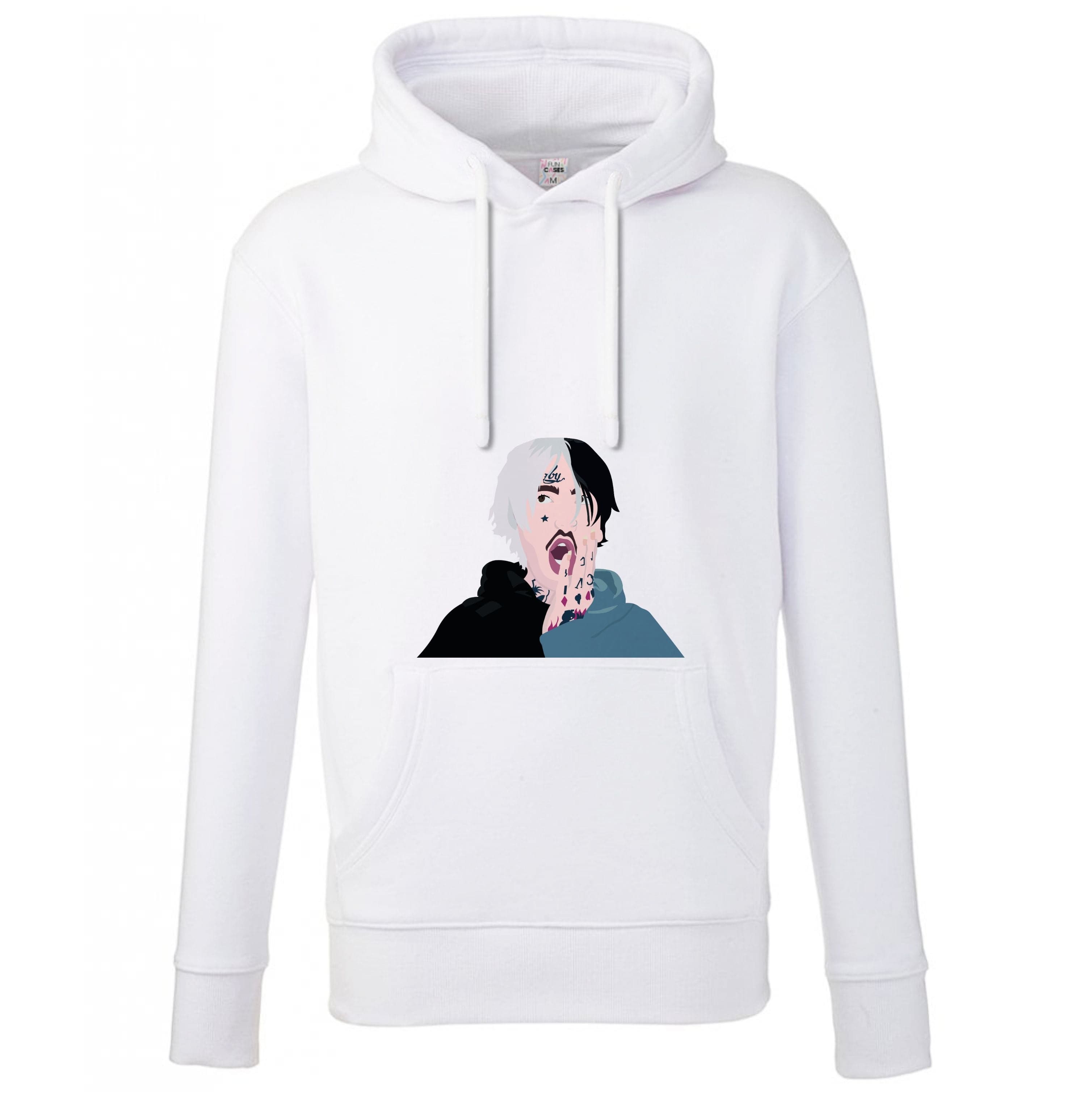 Black And White Hair - Peep Hoodie