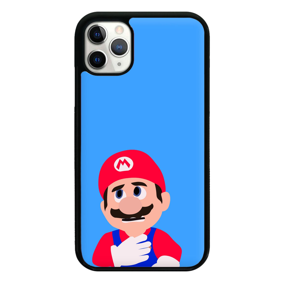Worried Mario - The Super Mario Bros Phone Case