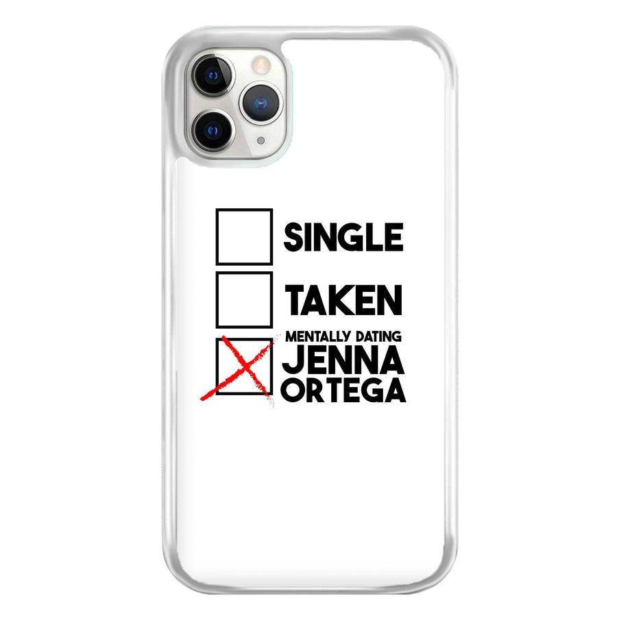 Mentally Dating Jenna Ortega Phone Case