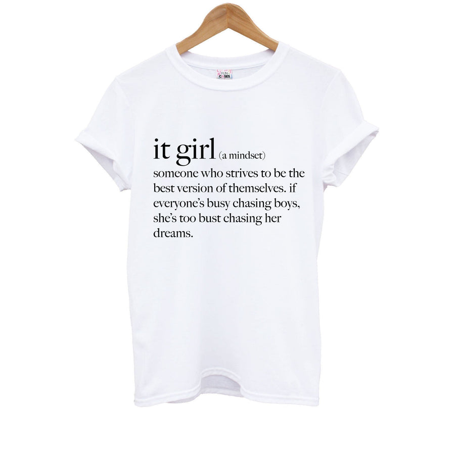 It Girl - Clean Girl Aesthetic Kids T-Shirt