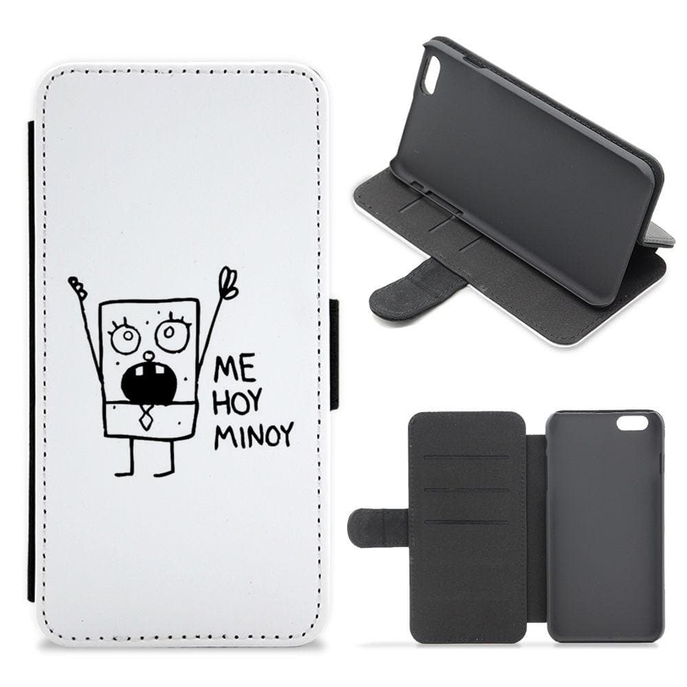 Doodlebob Me Hoy Minoy - Spongebob Flip / Wallet Phone Case - Fun Cases