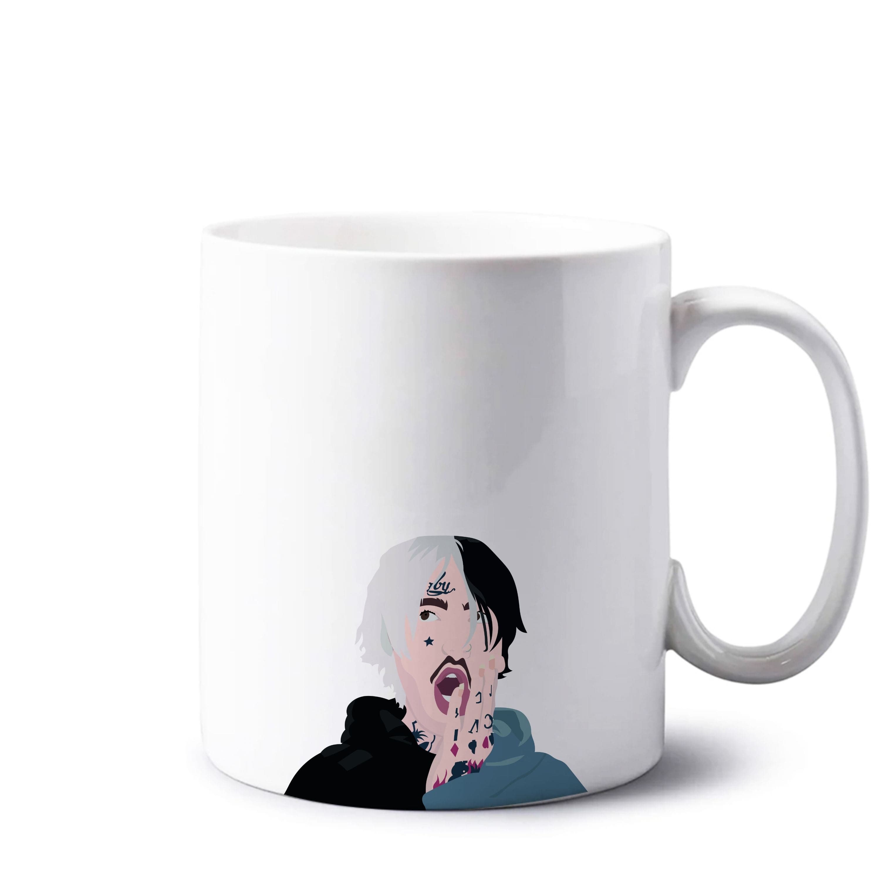 Black And White Hair - Peep Mug