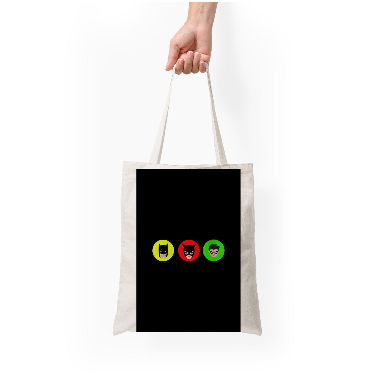 Bat Superhero, Cat Superhero & Superhero Sidekick Tote Bag