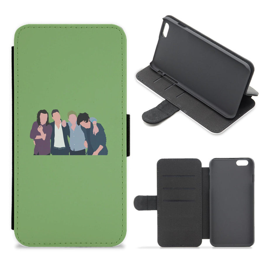 The 4 - One Direction  Flip / Wallet Phone Case