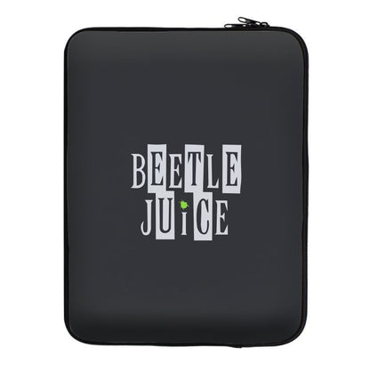 Text - Beetle Halloween Laptop Sleeve