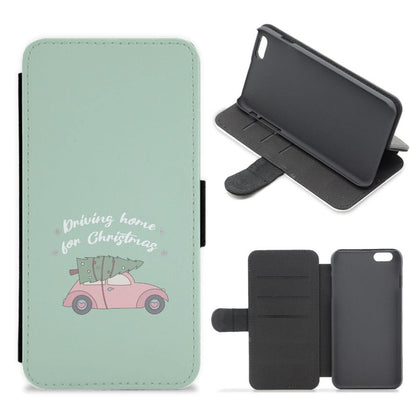 Driving Home For Christmas - Christmas Songs Flip / Wallet Phone Case