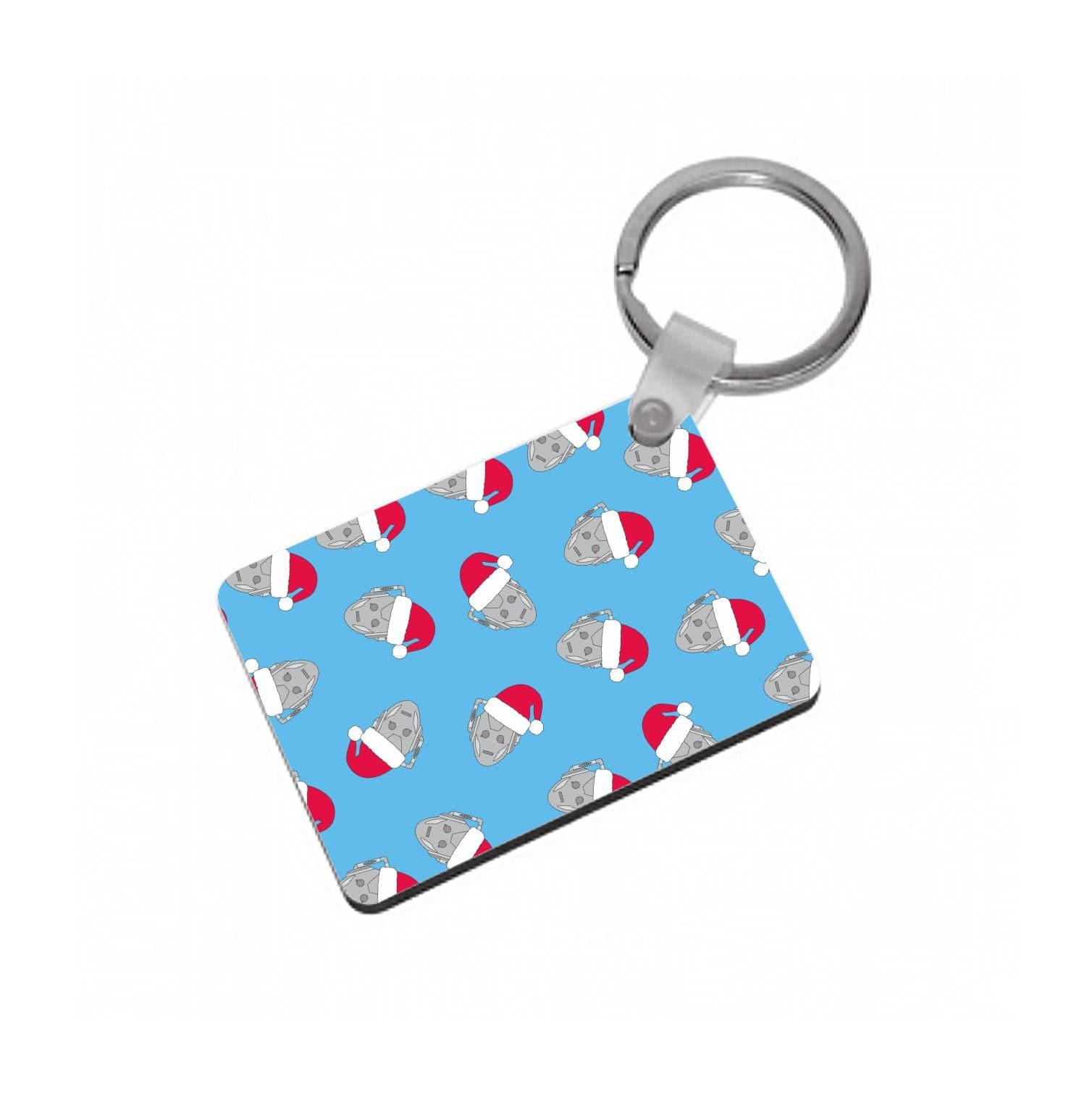 Cyberman Pattern - Doctor Who Keyring