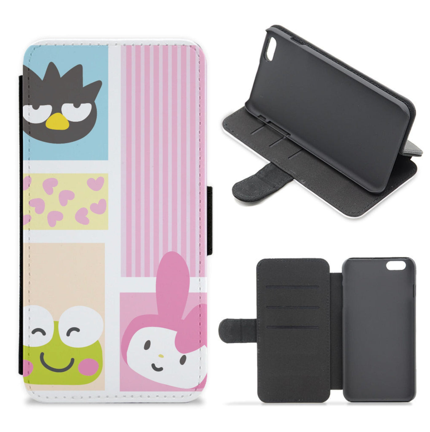 Hello Kitty Collage Flip / Wallet Phone Case