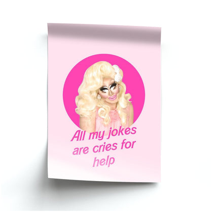 Trixie Mattel Jokes - Drag Queen's Drag Race Poster