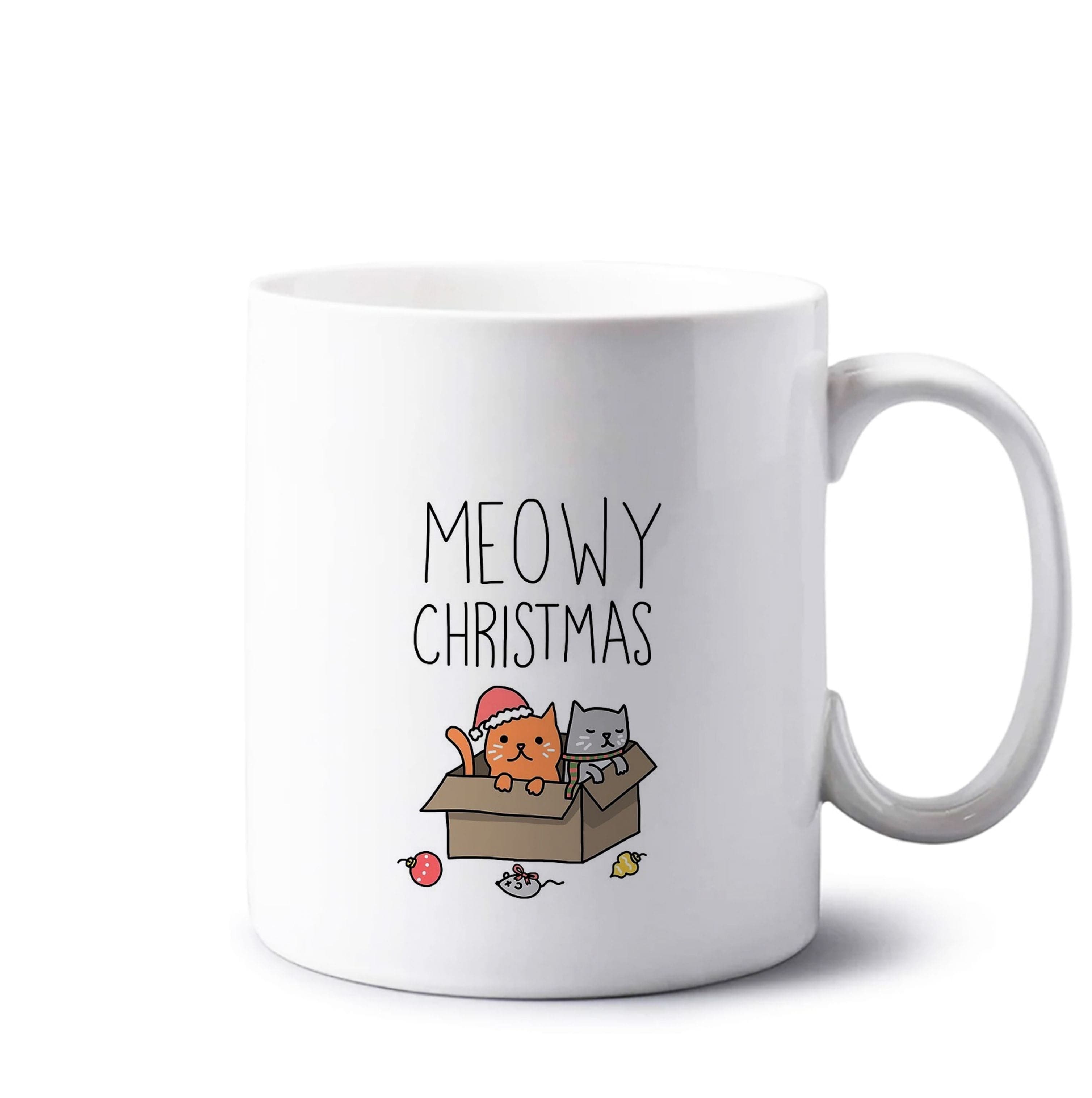 Meowy Christmas Mug