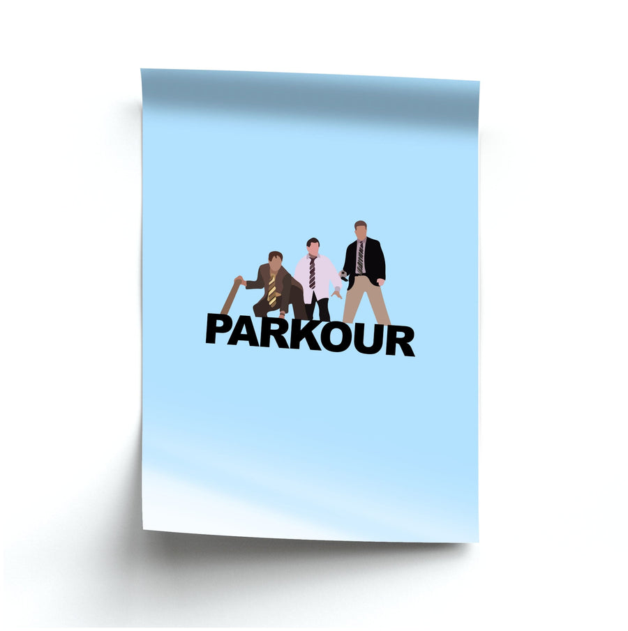 Parkour - The Office Poster