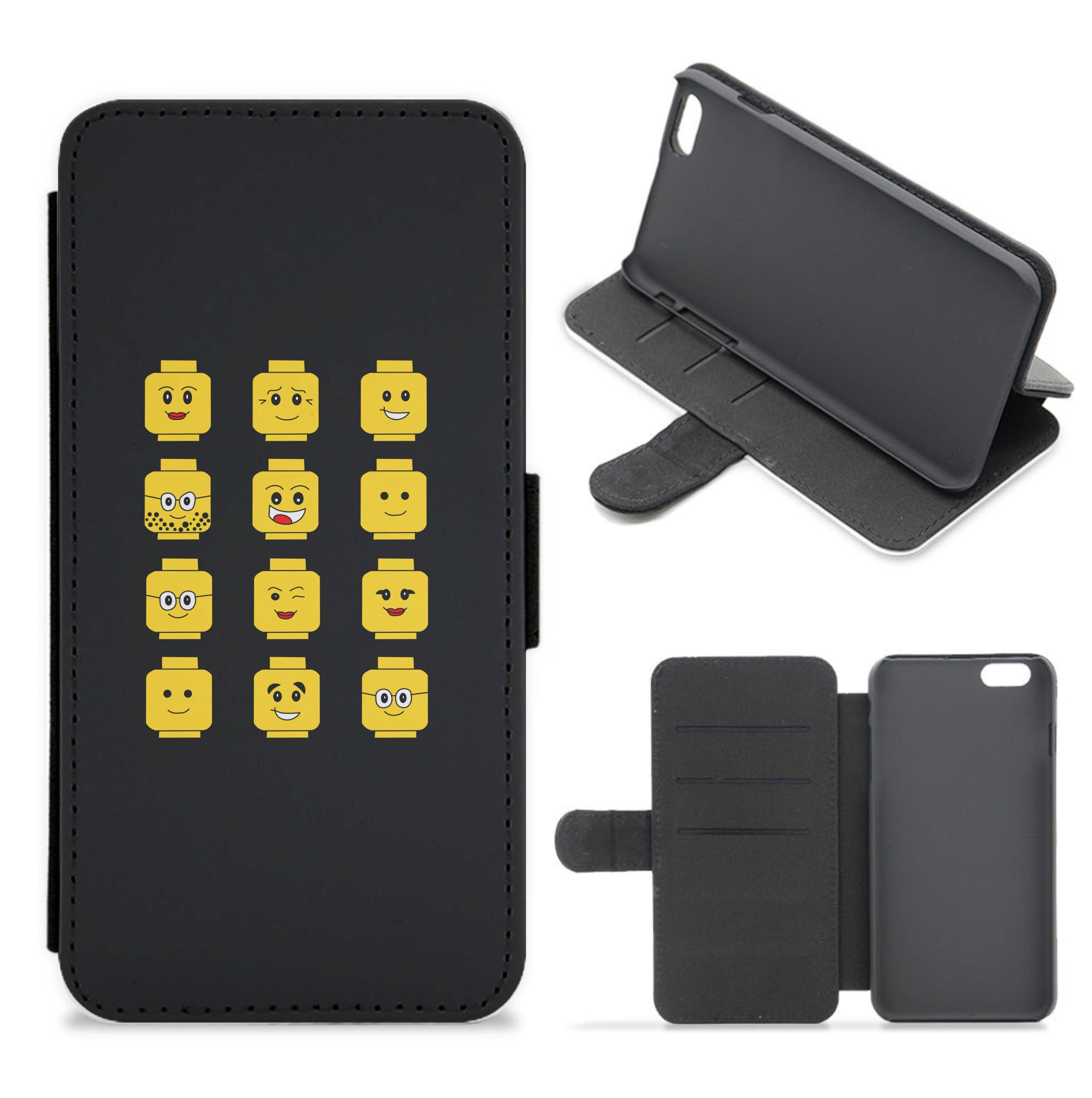 Characters - Bricks Flip / Wallet Phone Case