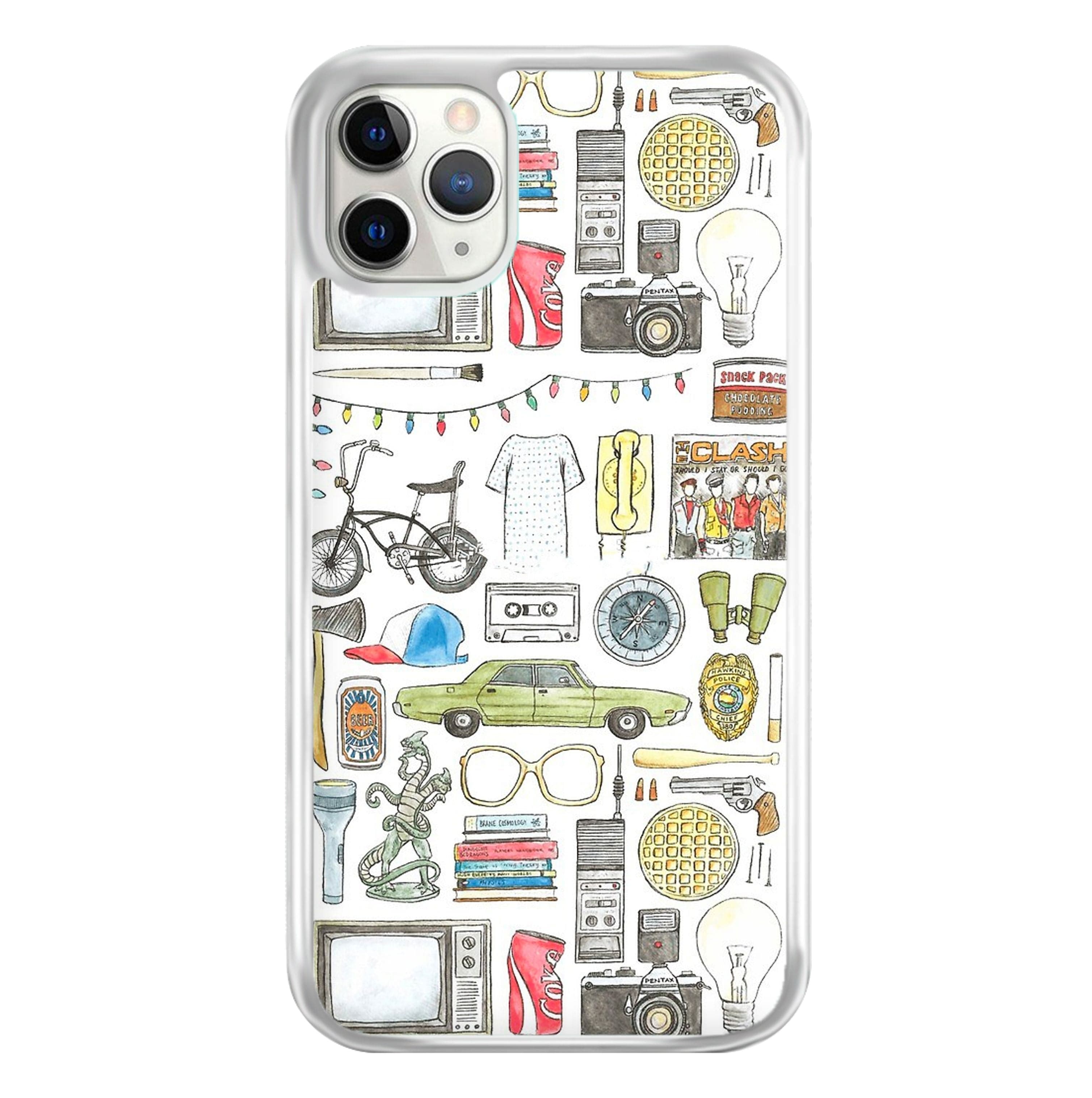 Stranger Objects Illustration Phone Case