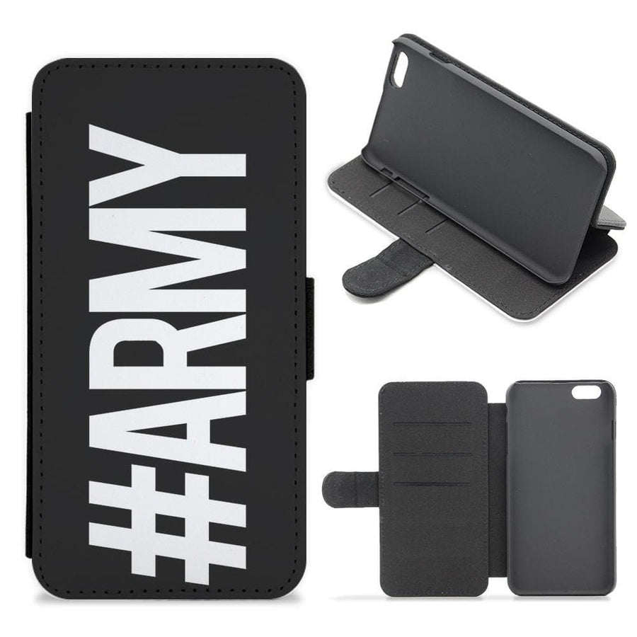 Hashtag Army - BTS Flip Wallet Phone Case