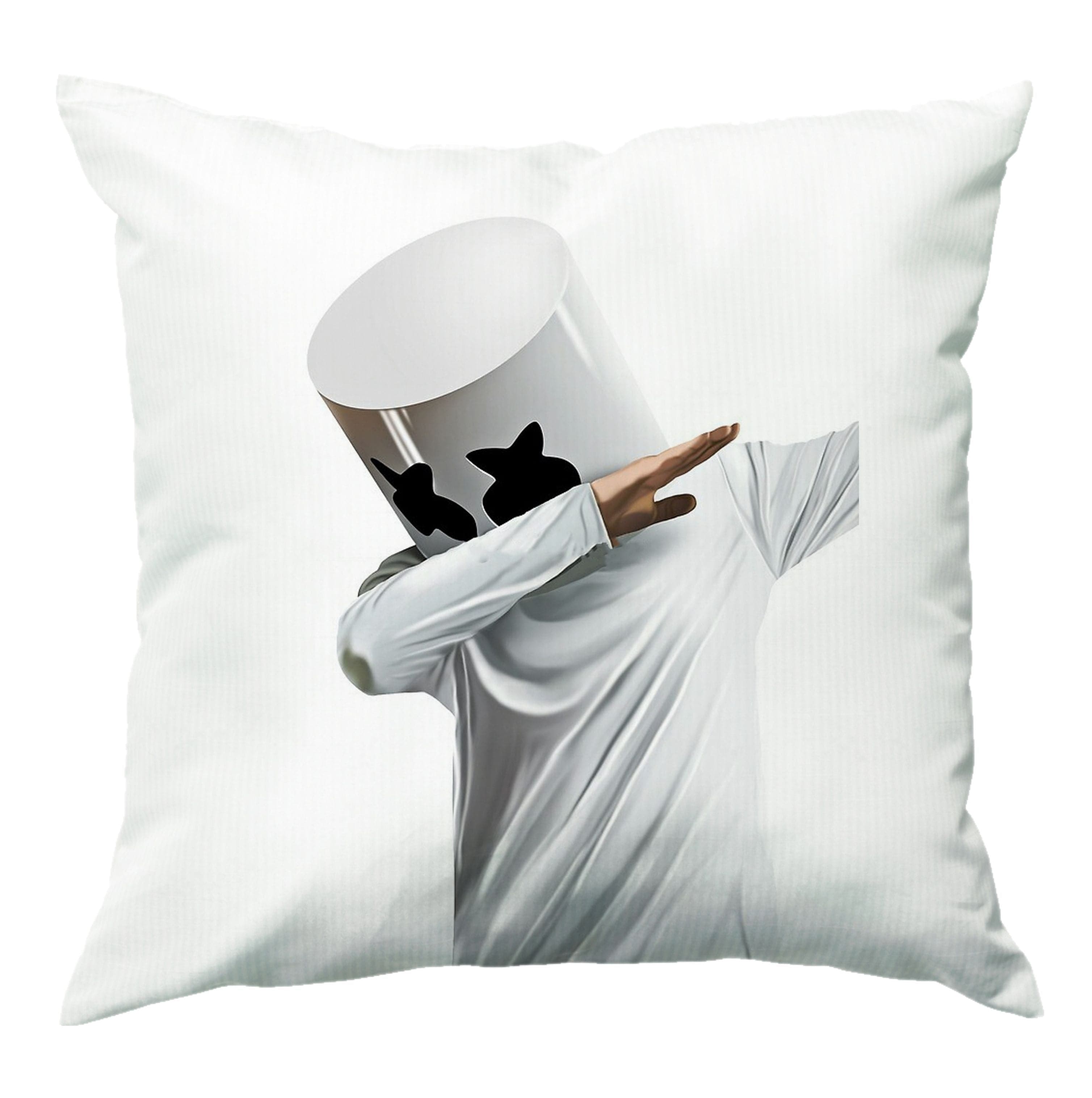 White Helmet DJ Dab Cushion