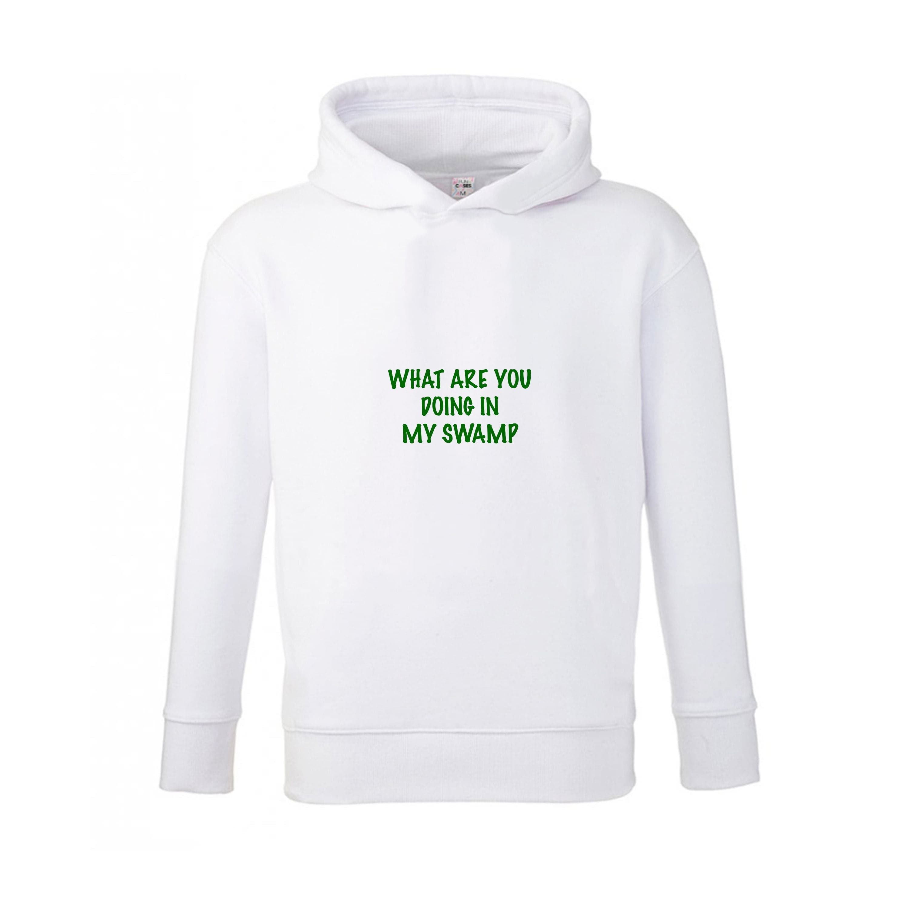 What Are You Doing In My Swamp - Green Ogre Kids Hoodie