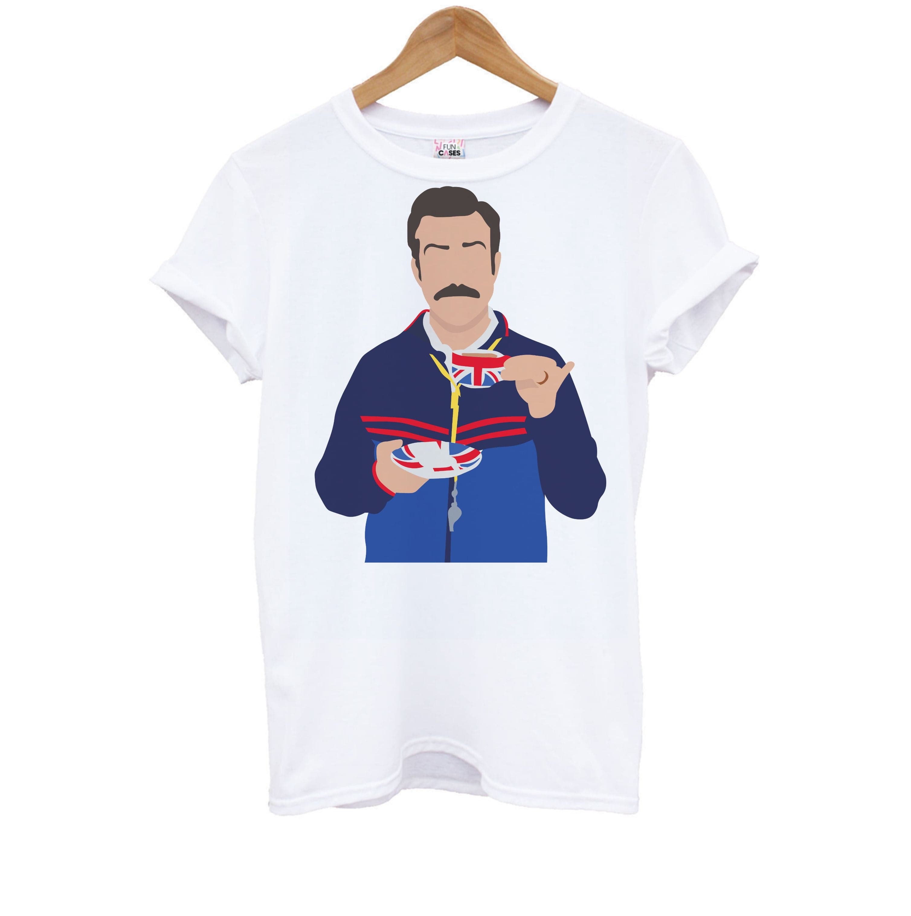 Ted Drinking Tea Kids T-Shirt