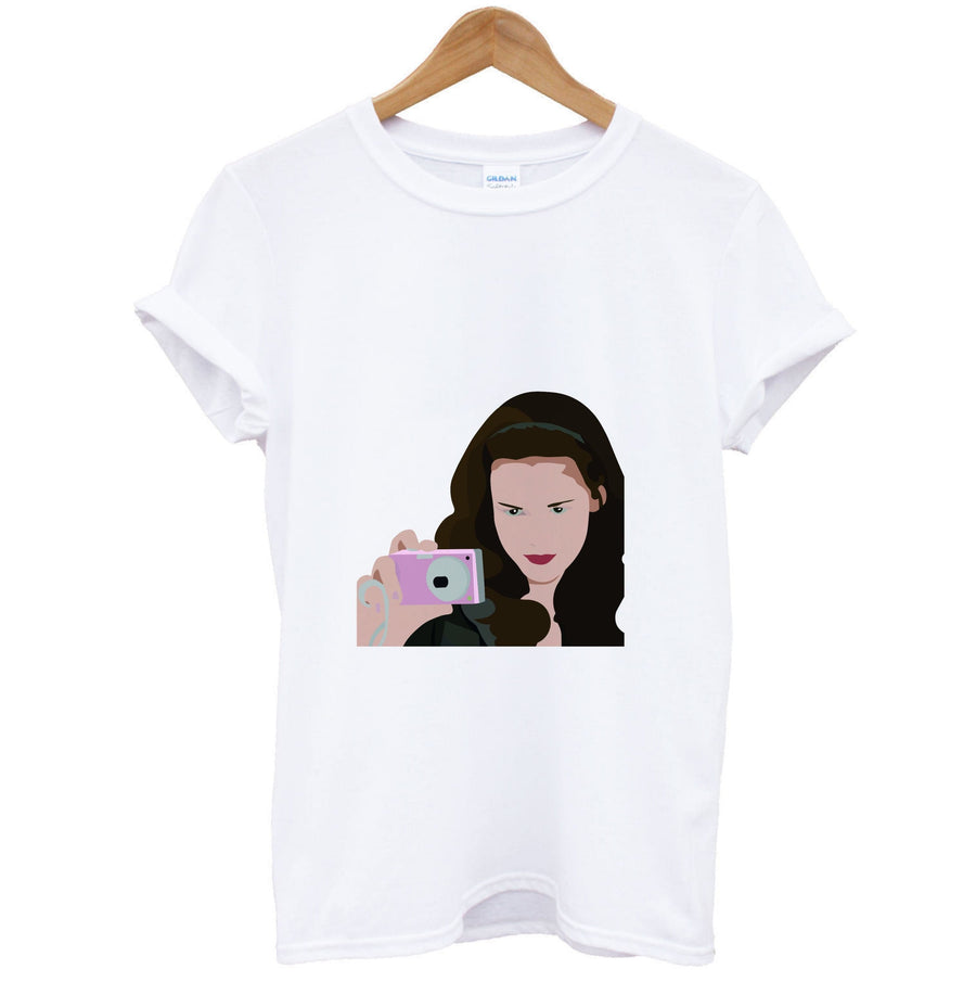 Bella and her camera - Twilight T-Shirt