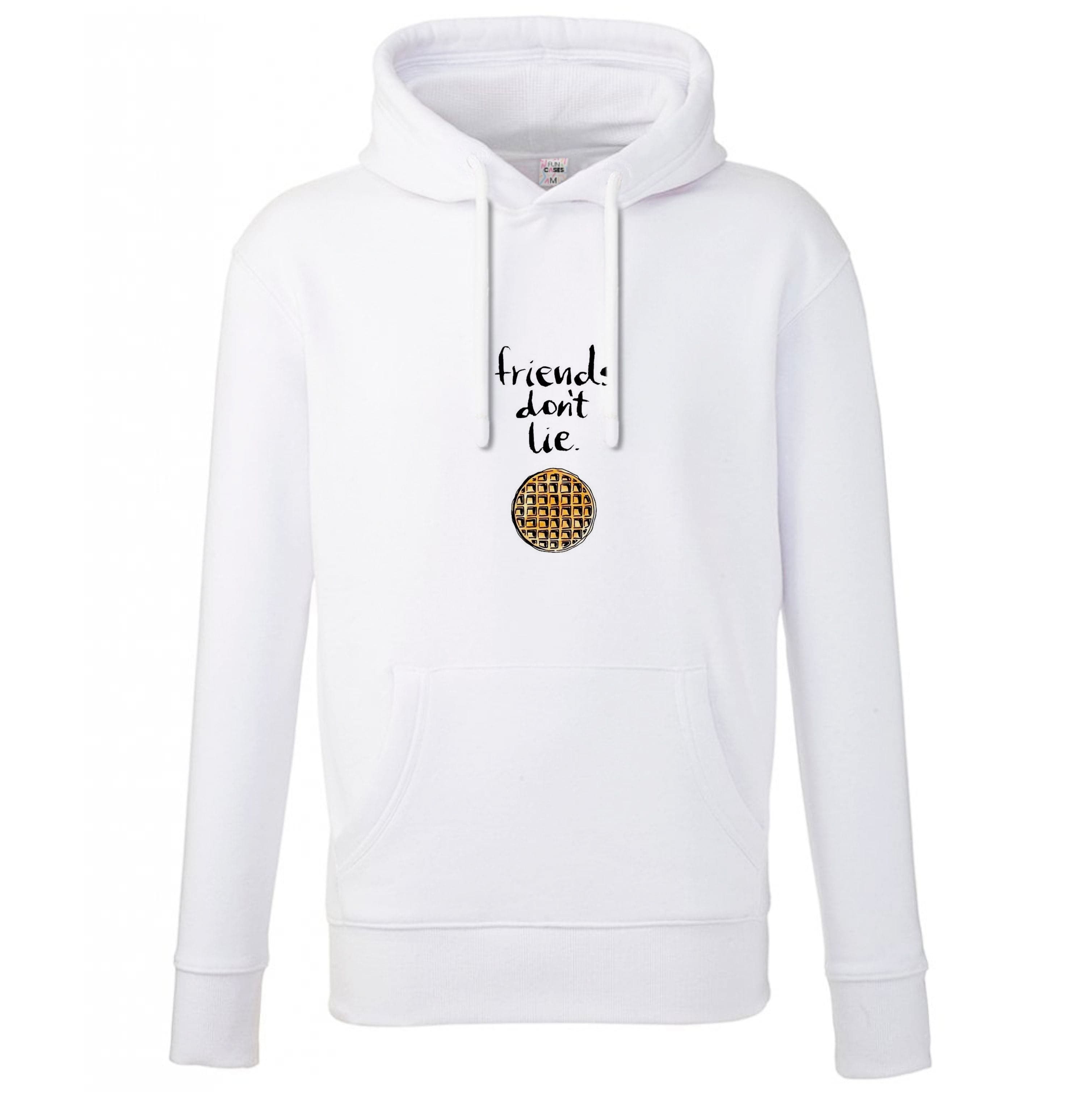 Friends Don't Lie Waffle Hoodie