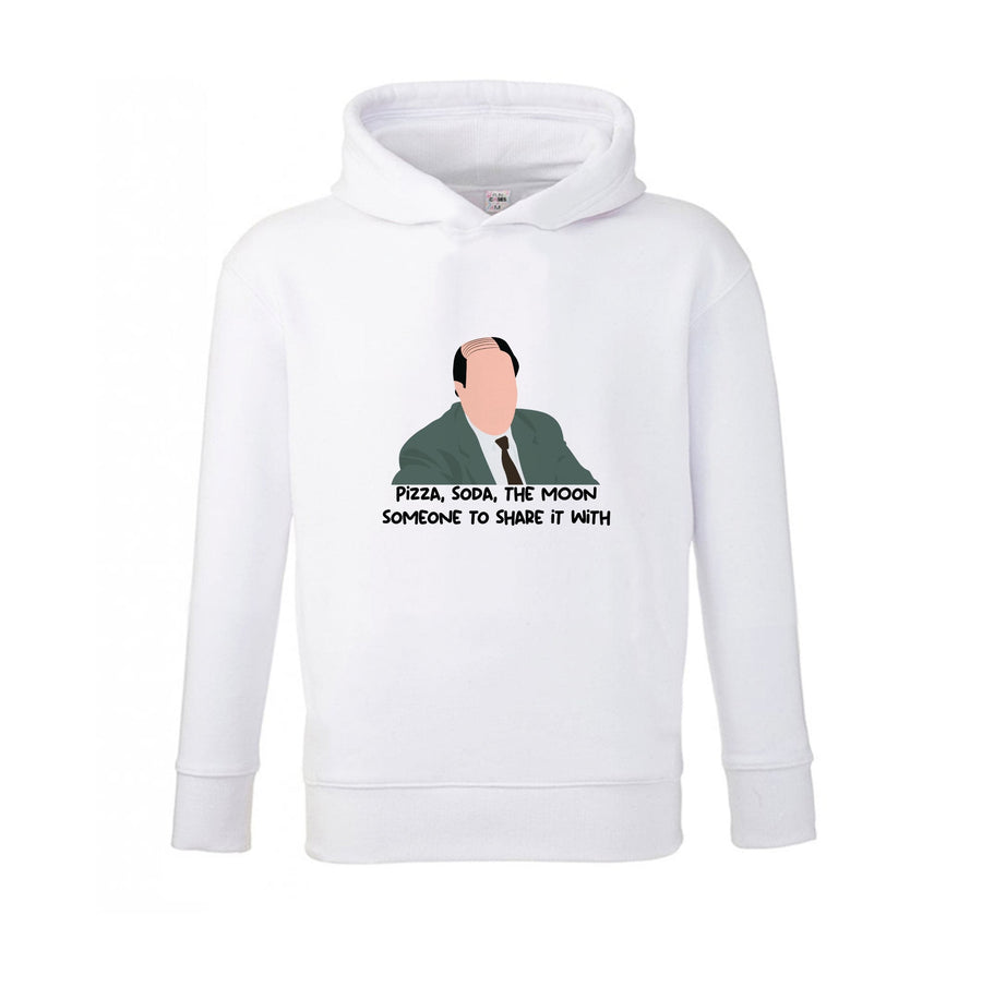 Pizza, Soda, The Moon - The Office Kids Hoodie