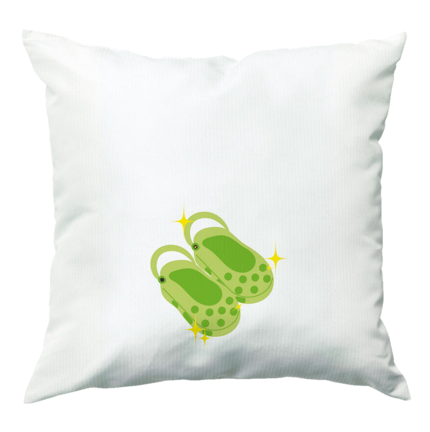 Green Crocs Cushion
