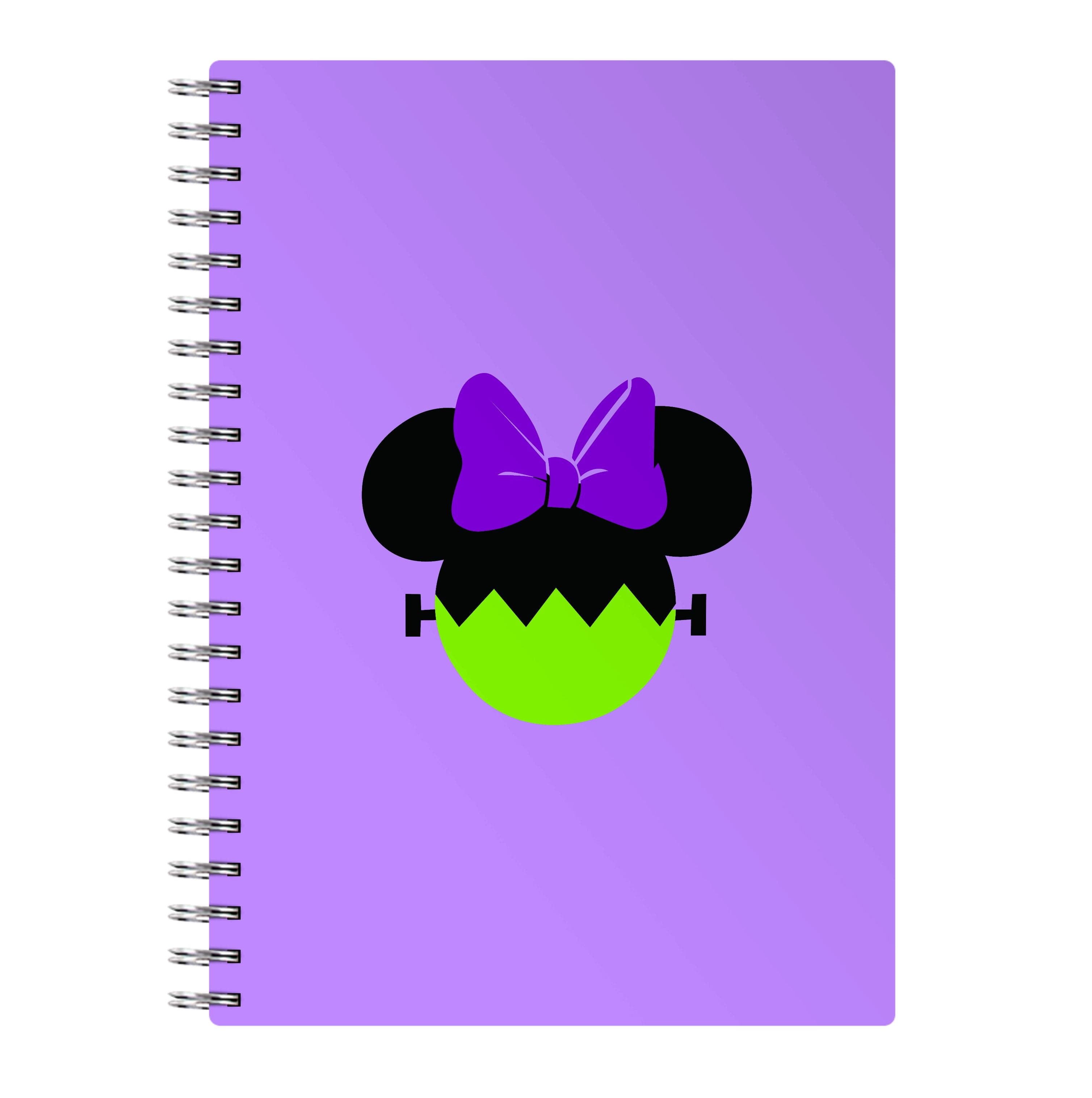 Frankenstein Girl Mouse Halloween Notebook