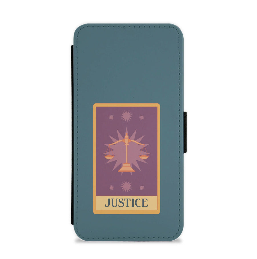 Justice - Tarot Cards Flip / Wallet Phone Case