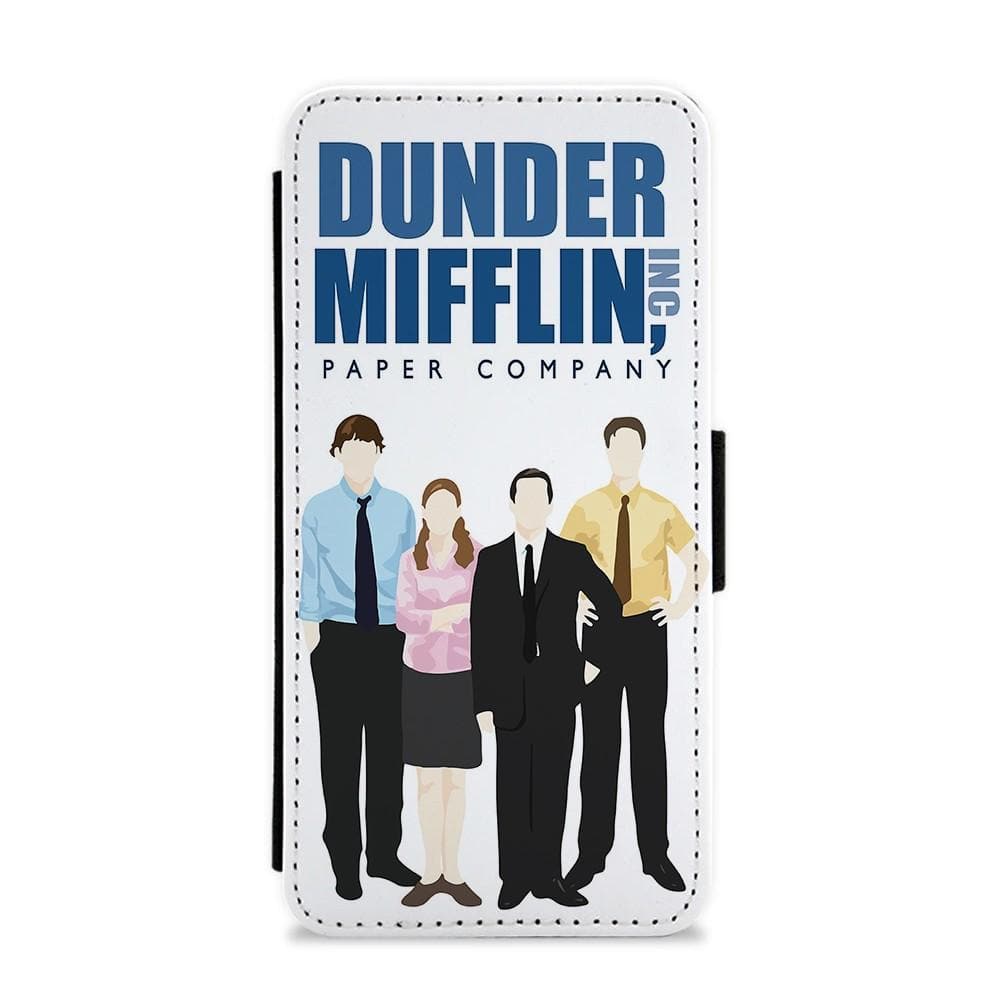 The Office Cartoon - Dunder Mifflin Flip / Wallet Phone Case - Fun Cases
