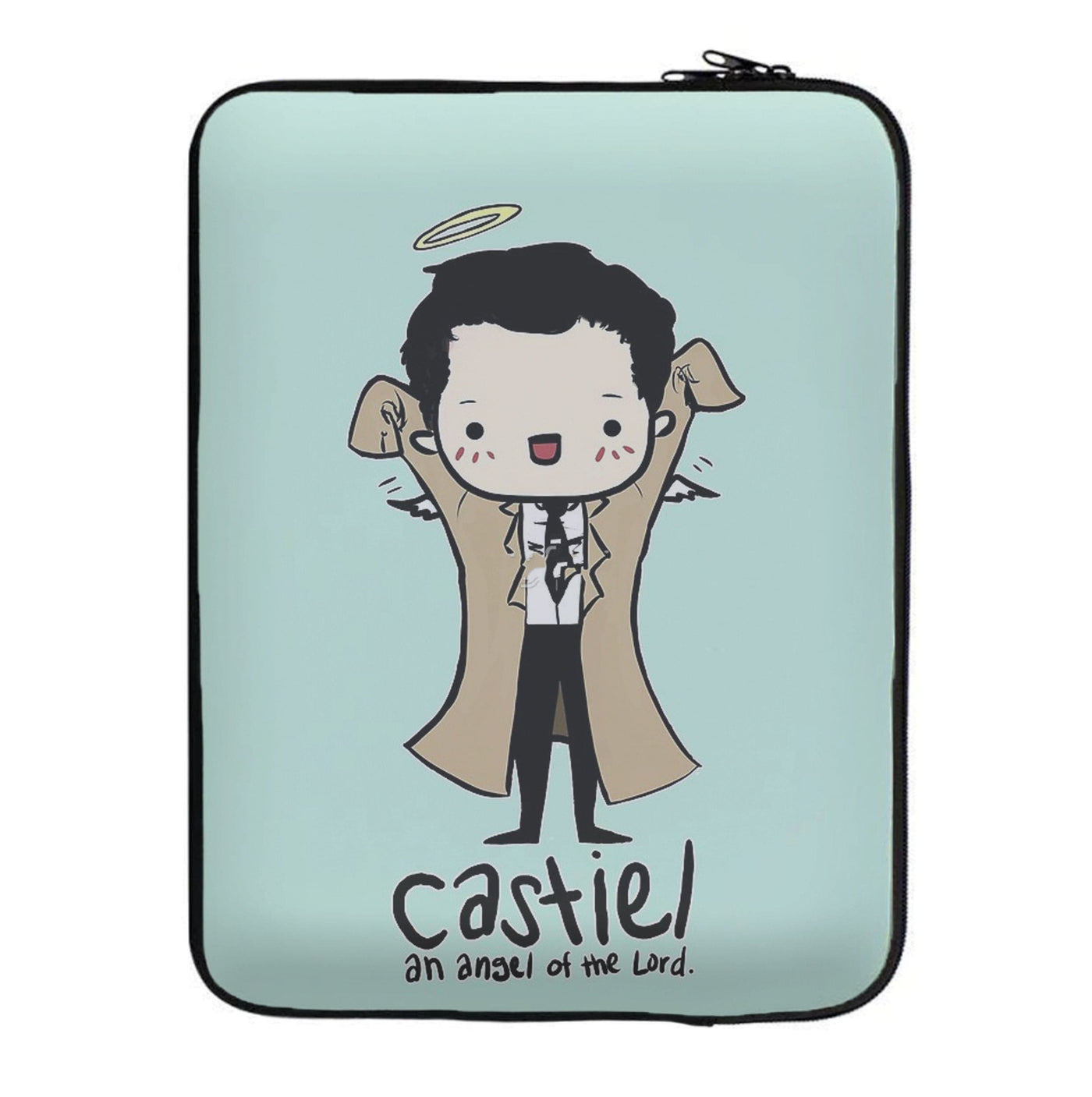 Castiel - Angel of the Lord - Supernatural Laptop Sleeve