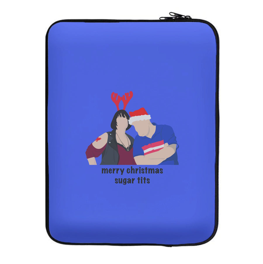Merry Christmas Sugar Tits - Gavin And Stacey Laptop Sleeve