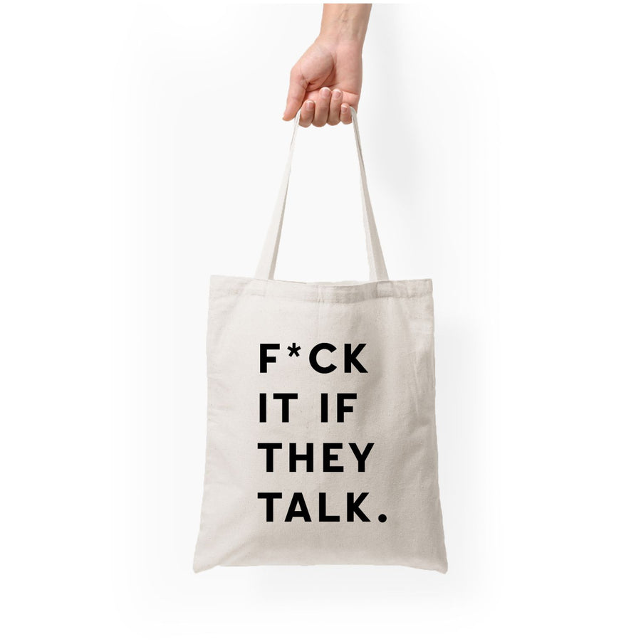 If They Talk - Catfish And The Bottlemen Tote Bag