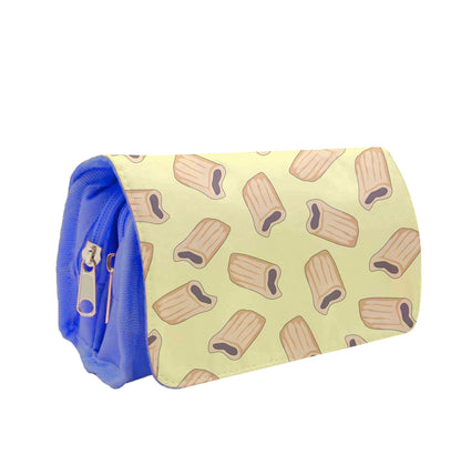 Fig Rolls - Biscuits Patterns Pencil Case