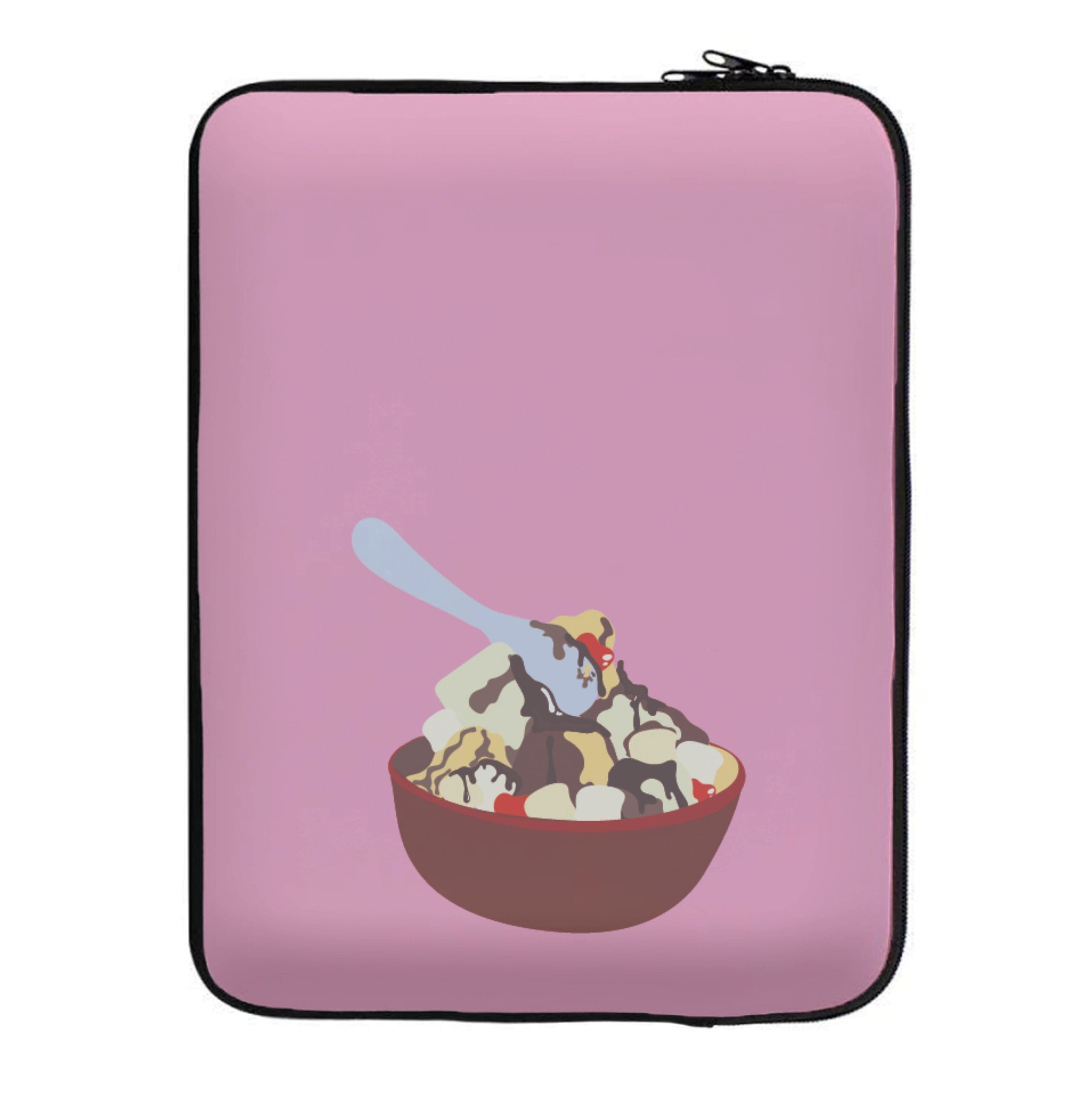 Bowl Of Ice Cream Laptop Sleeve