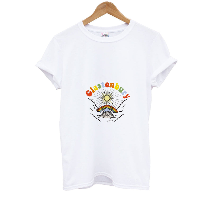 Glastonbury Rainbow Kids T-Shirt