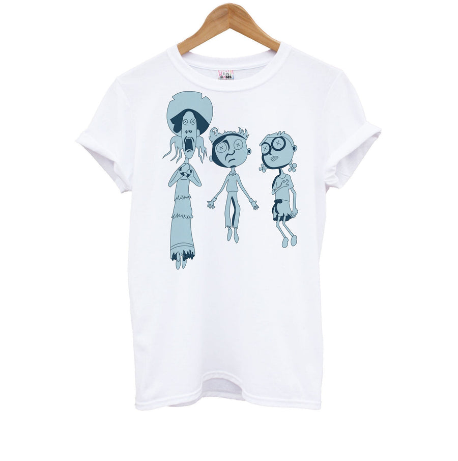Coraline Outline Kids T-Shirt