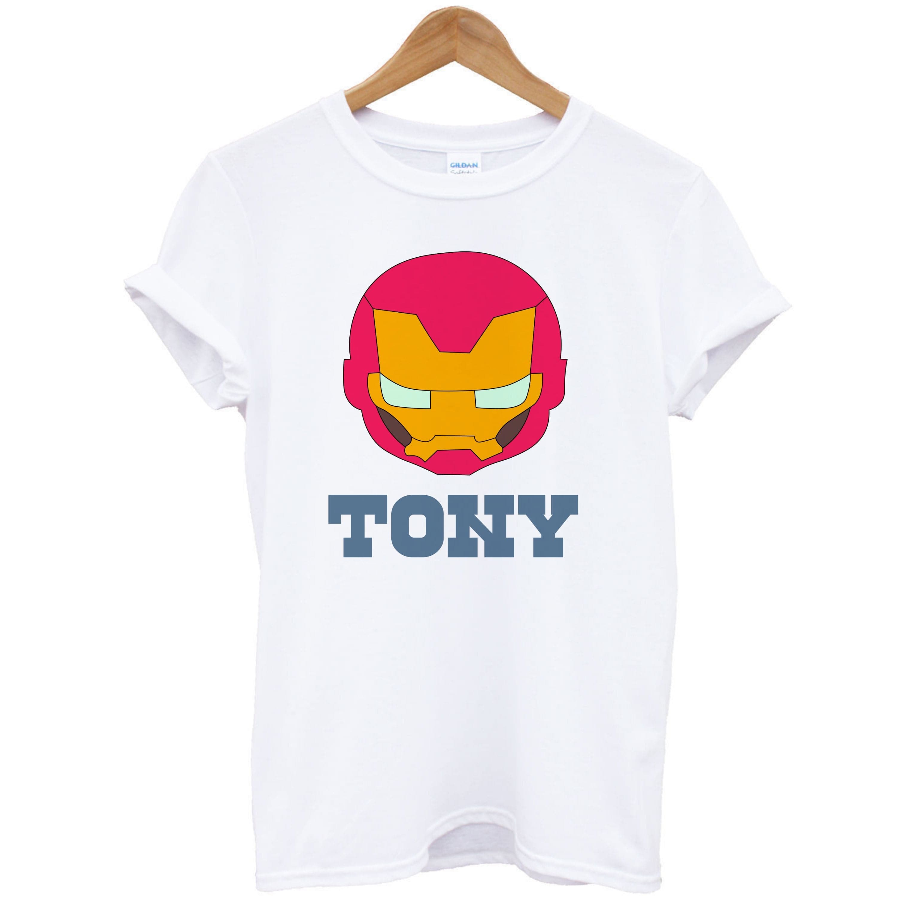 Iron Man - Personalised Superhero Comic T-Shirt