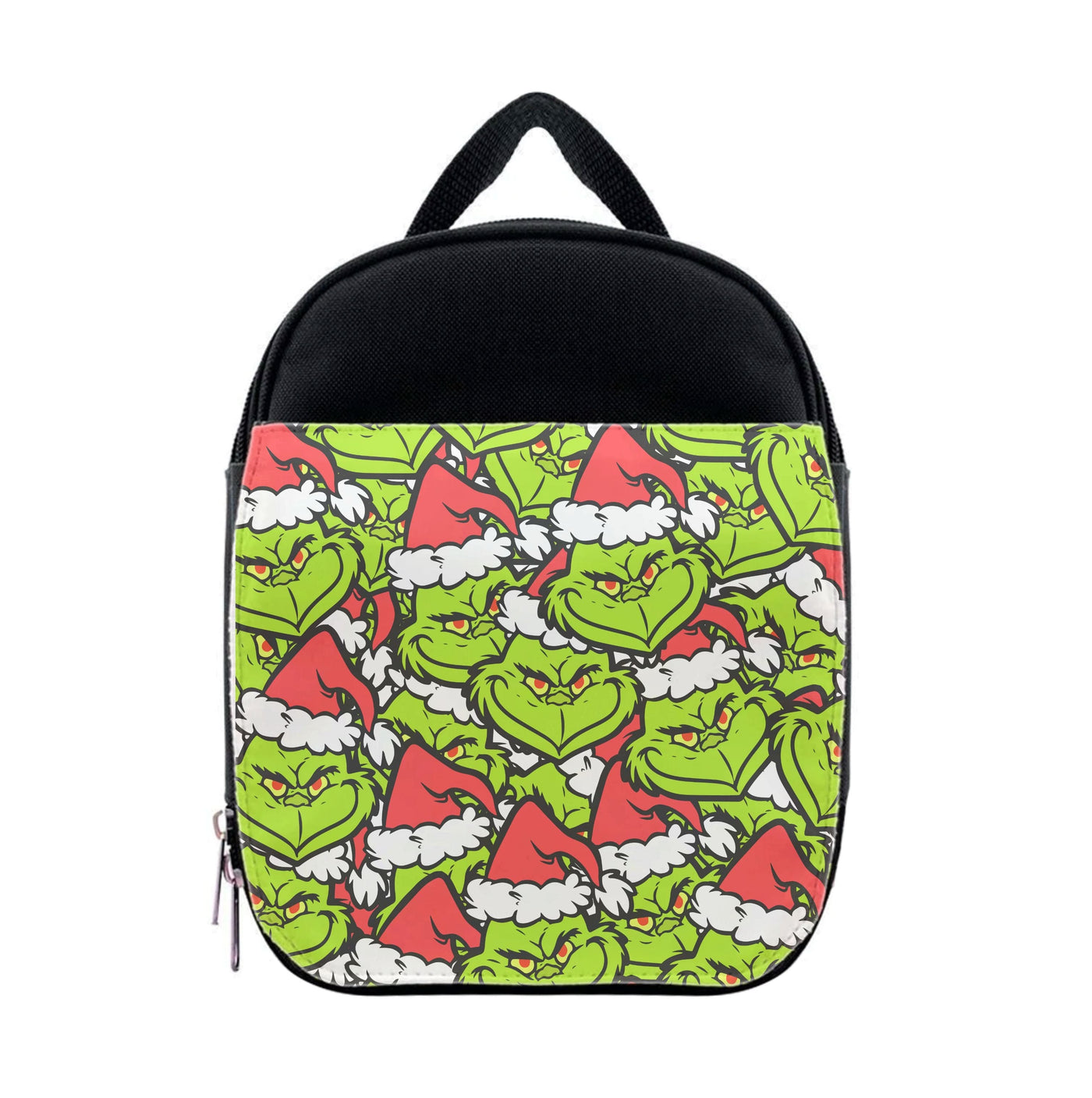 Cartoon Grinch Face Pattern - Christmas Lunchbox