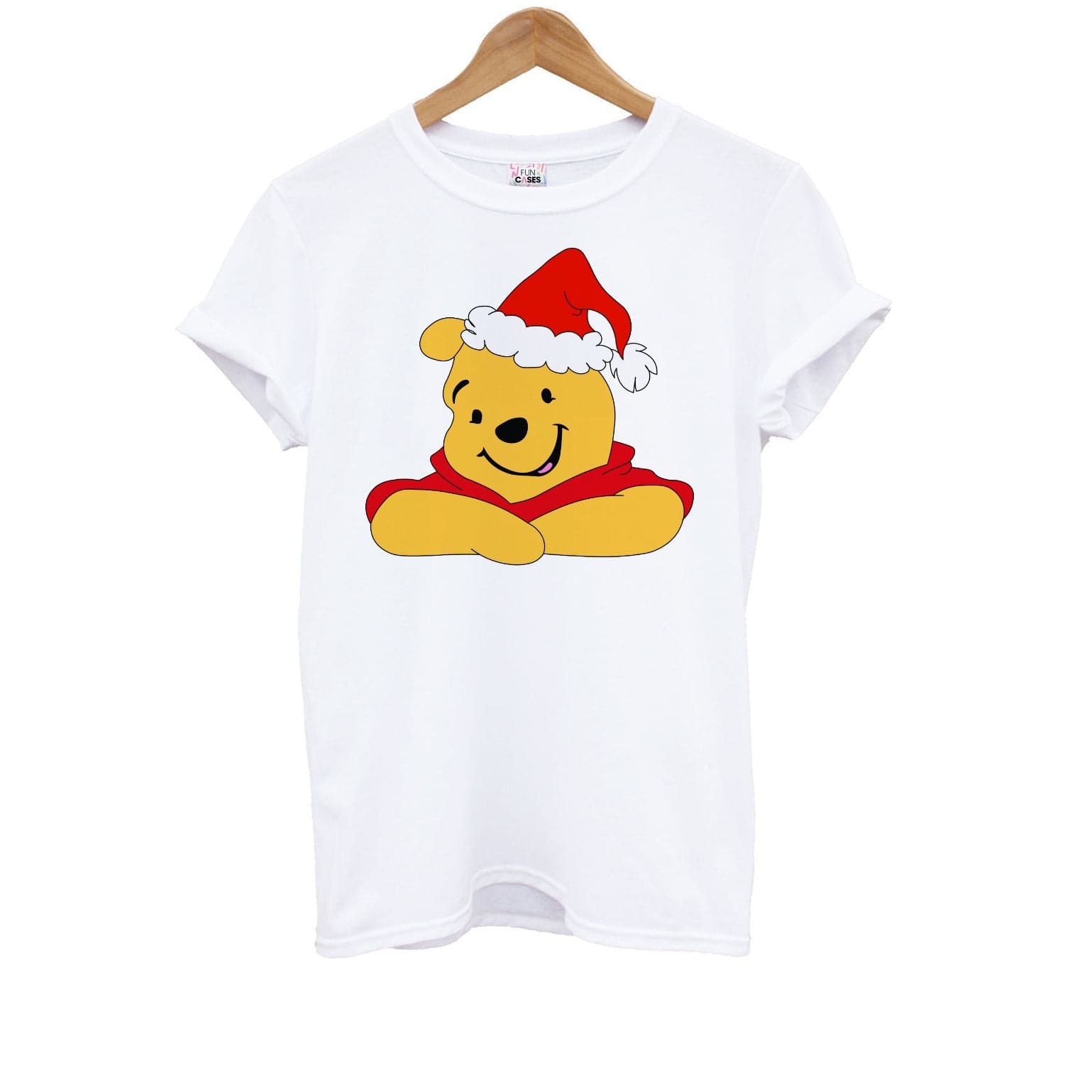 Winnie Pattern Christmas Kids T-Shirt