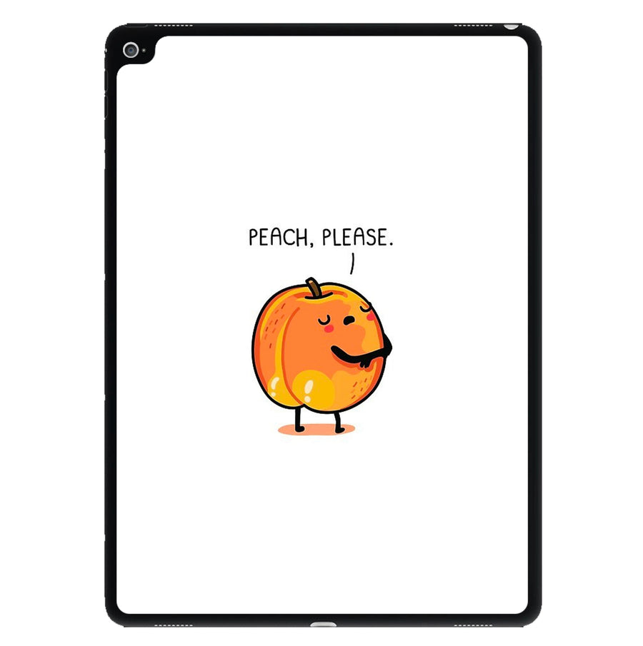 Peach, Please - Funny Pun iPad Case