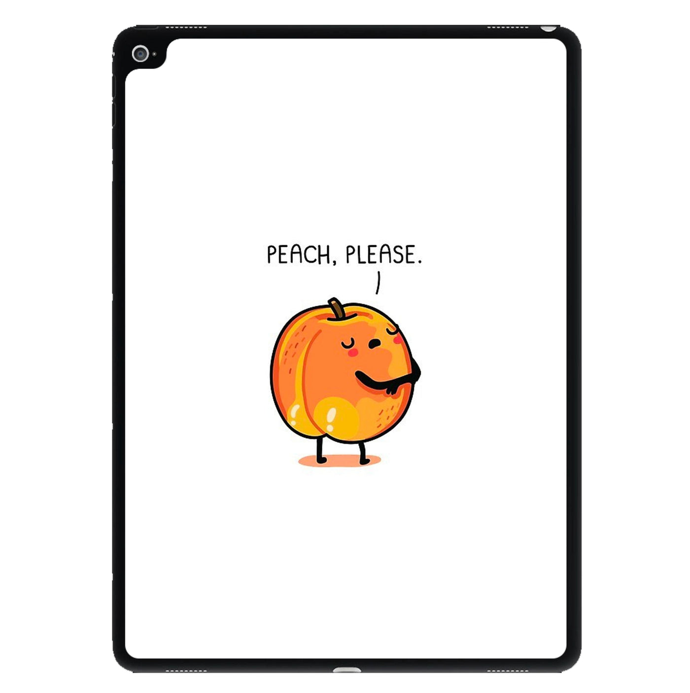 Peach, Please - Funny Pun iPad Case