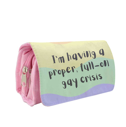 Gay Crisis - Heart TV Pencil Case