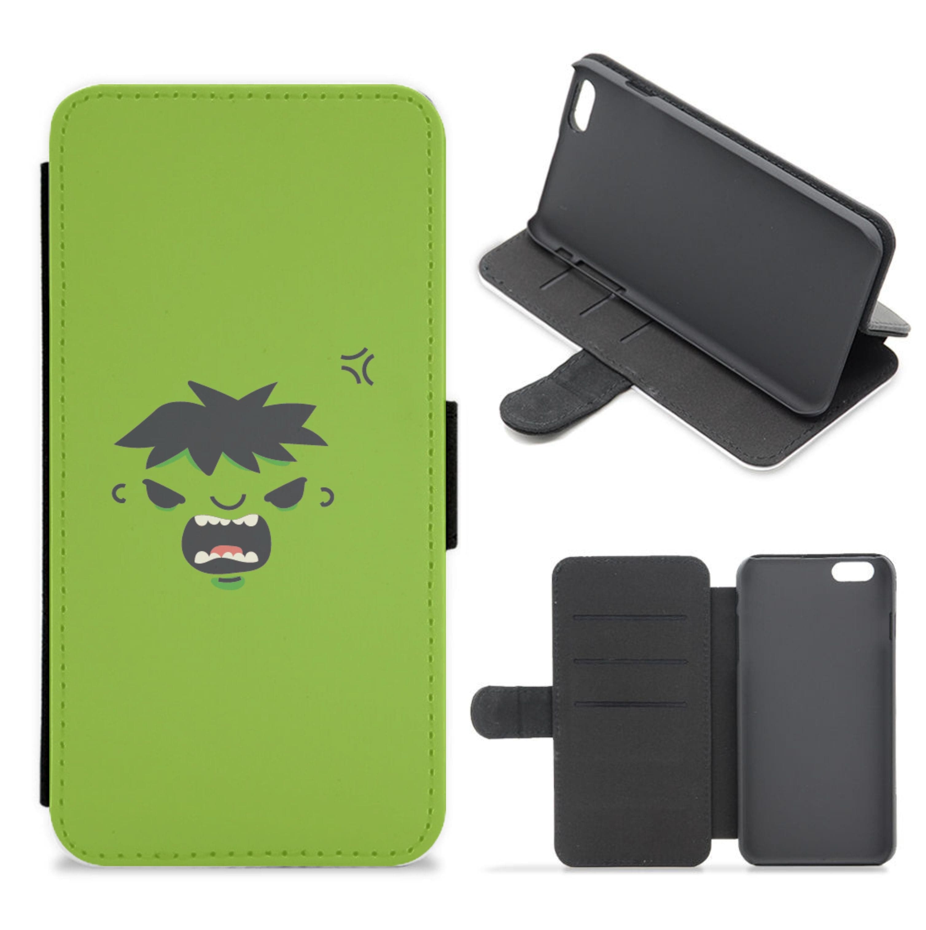 Hulk angry Flip / Wallet Phone Case