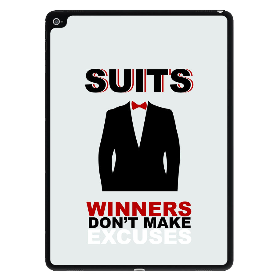Winners Don't Make Excuses - Suits iPad Case