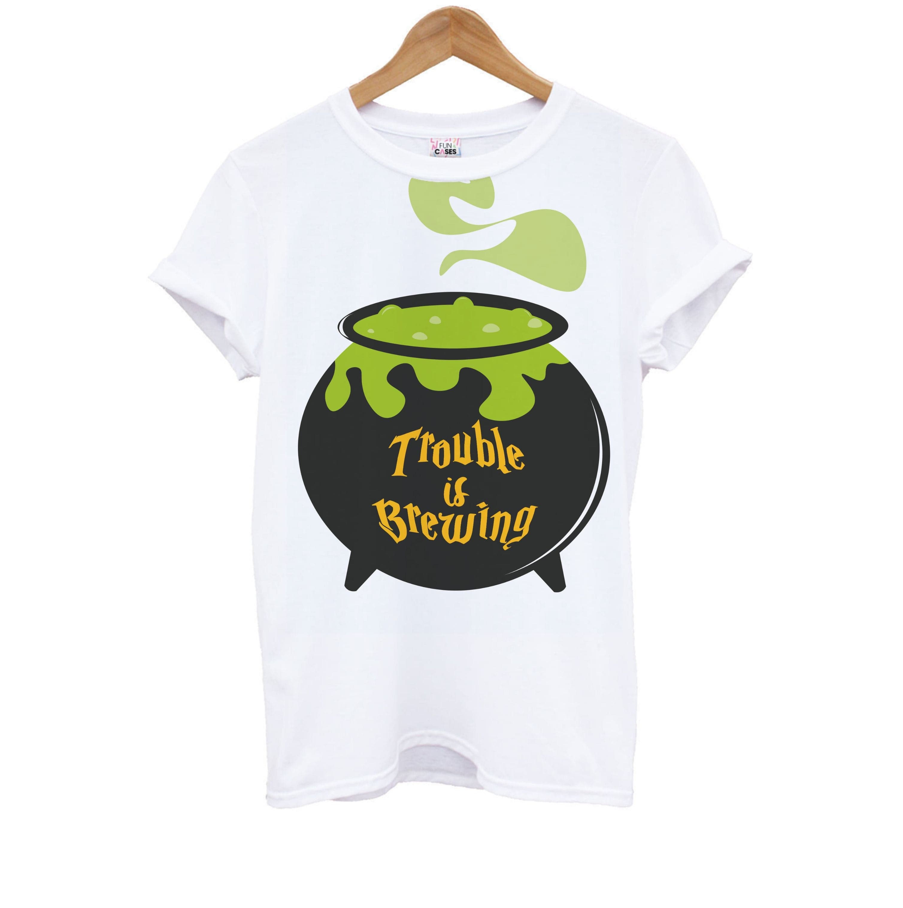 Trouble is Brewing - Hocus Halloween Kids T-Shirt