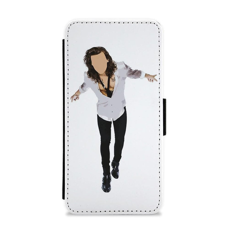 Harry Styles Faceless Cartoon Flip / Wallet Phone Case - Fun Cases