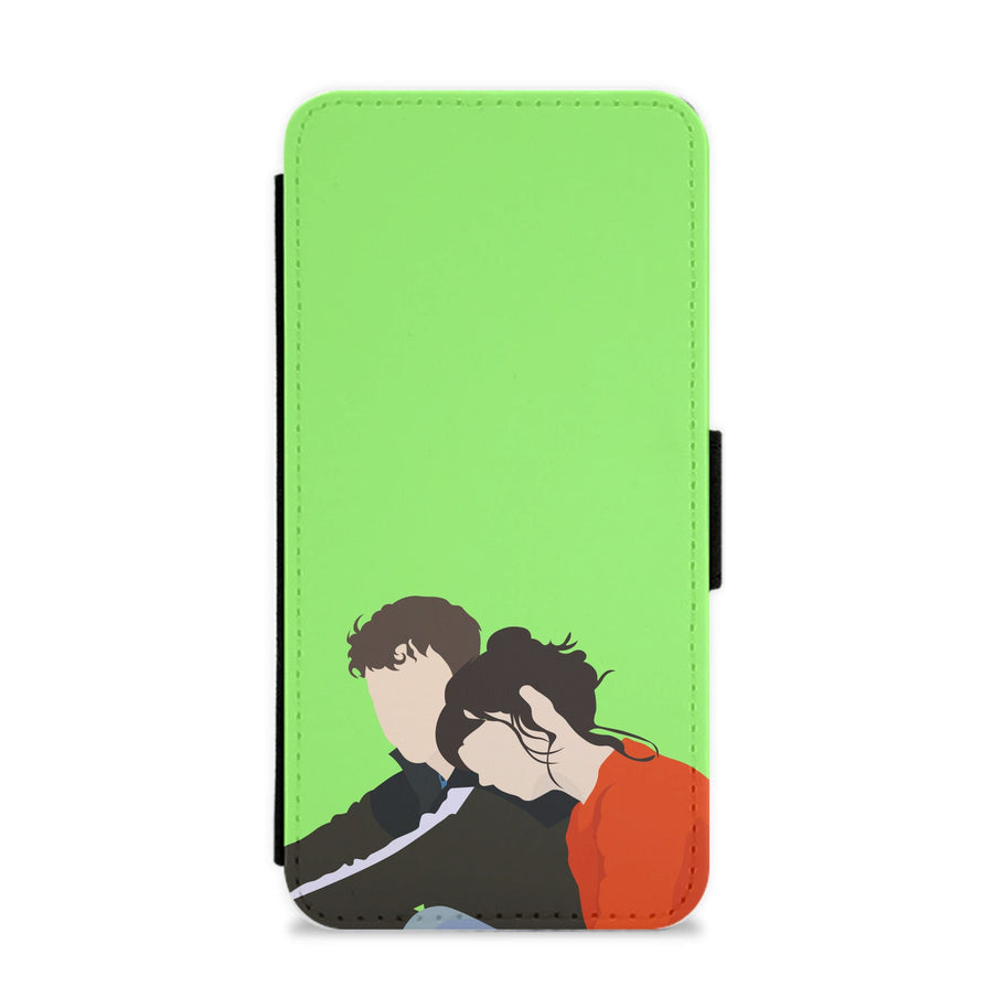 Marianne Resting On Connell - Normal People Flip / Wallet Phone Case