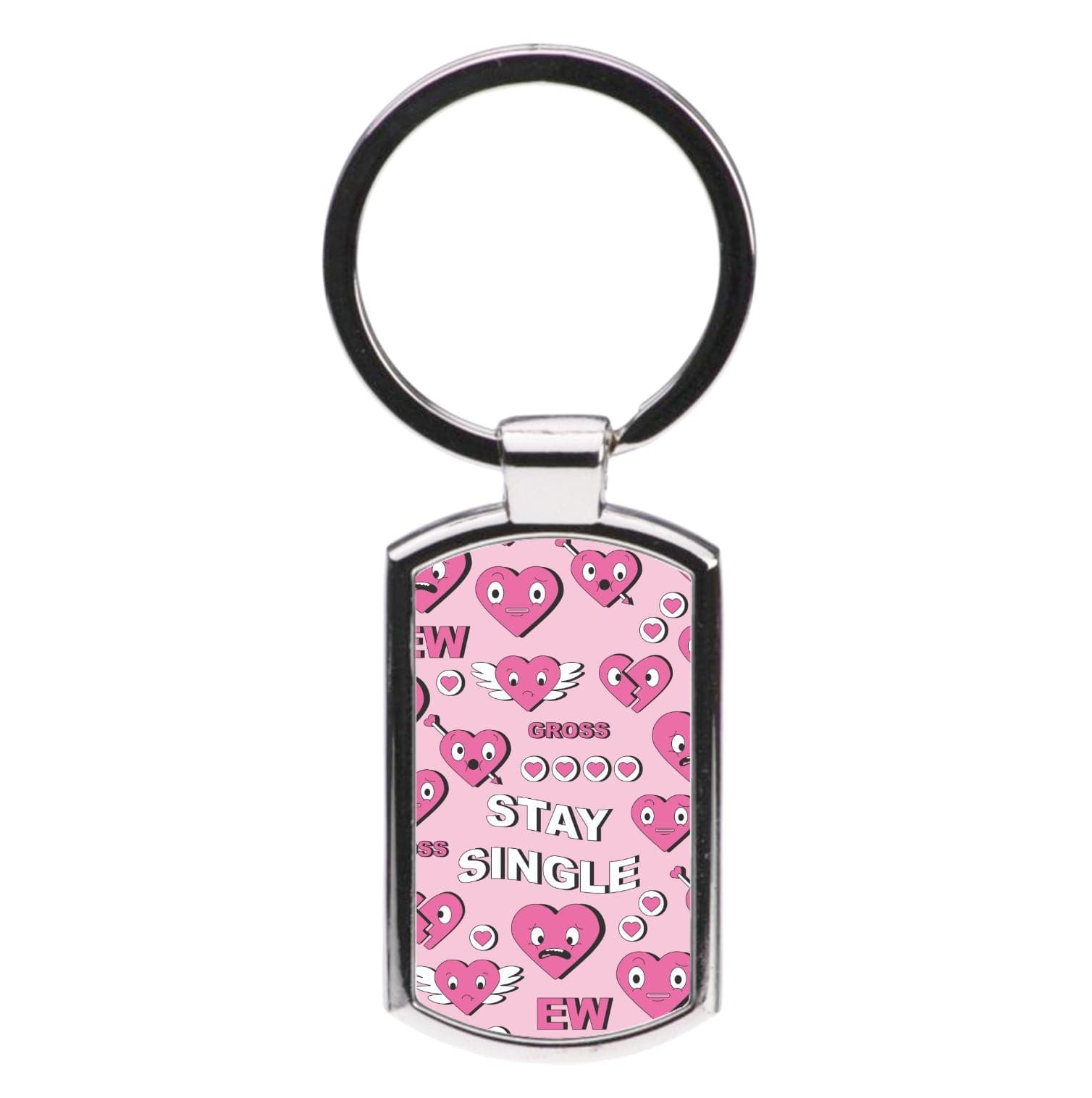 Stay Single - Valentine's Day Luxury Keyring