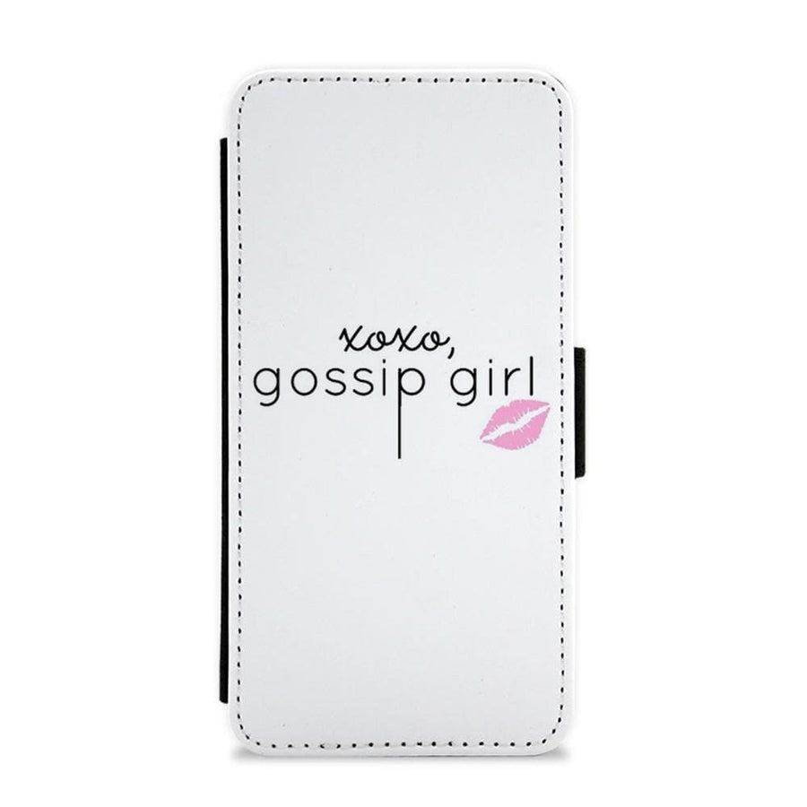 XOXO Gossip Girl Flip / Wallet Phone Case - Fun Cases